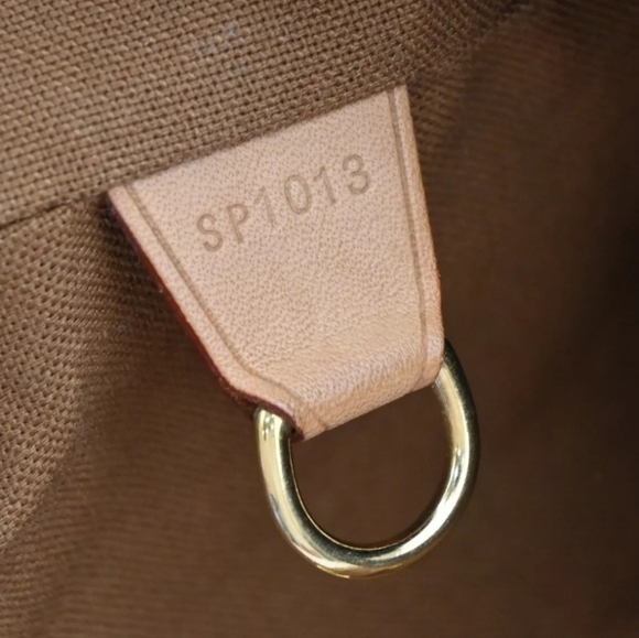 LOUIS VUITTO Montsouris GM Backpack Bag Monogram Leather Brown BAG - Picture 12 of 14